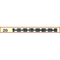 Elna Pattern Cam #20