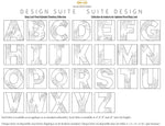 Baby Lock Floral Alphabet Embroidery Design Suite Collection