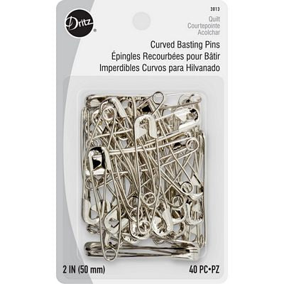 Curved Basting Pins, Size 3