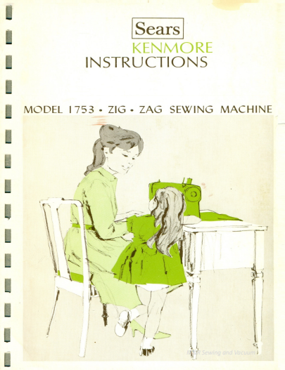 Kenmore 1753 Instruction Manual