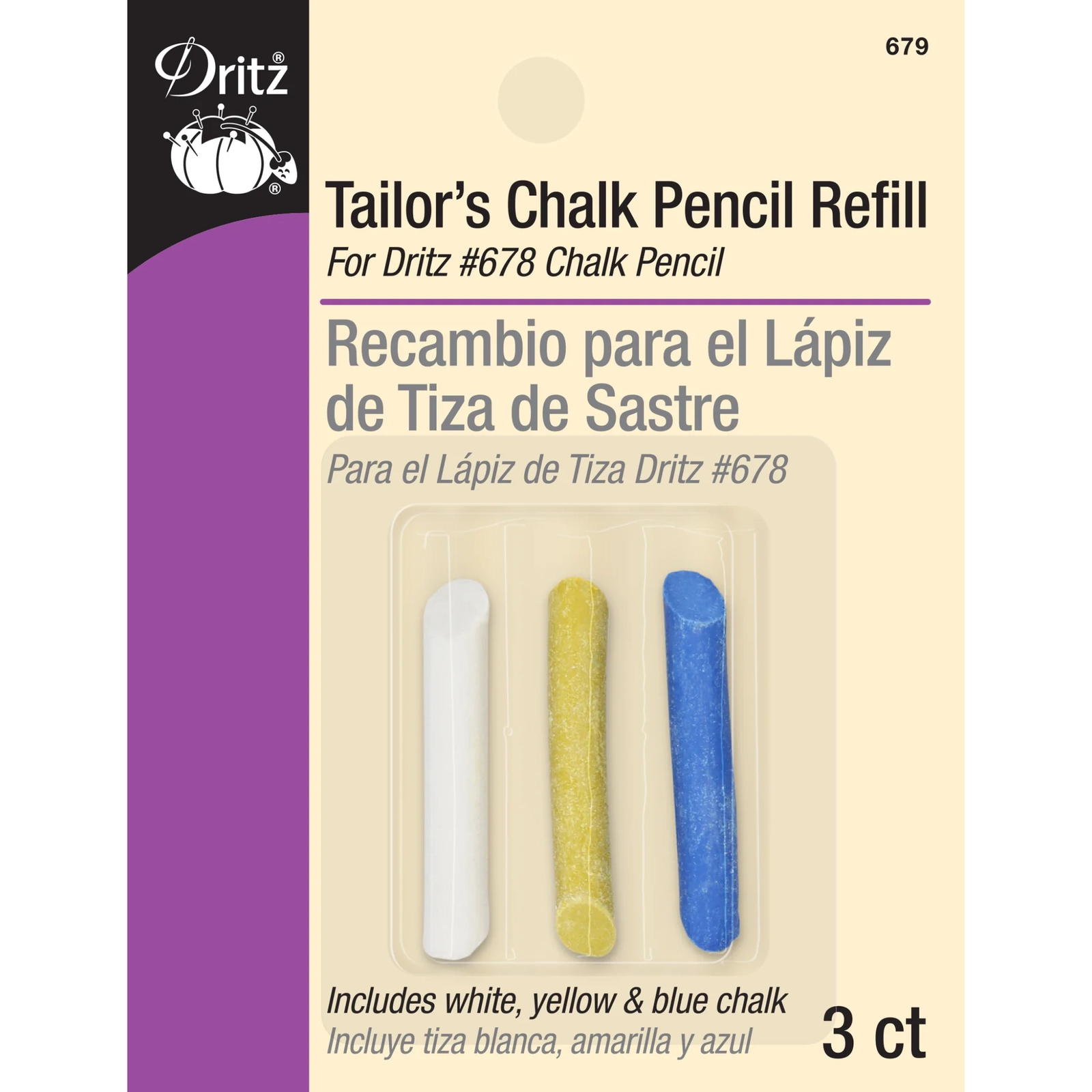 Dritz Tailor's Chalk Pencil Refill