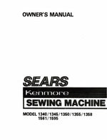 Kenmore 1340 Instruction Manual