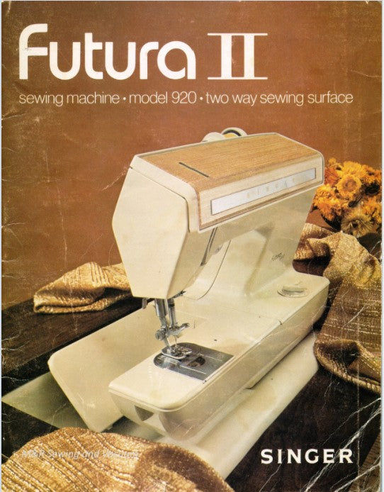 Singer 920/Futura II Instruction Manual