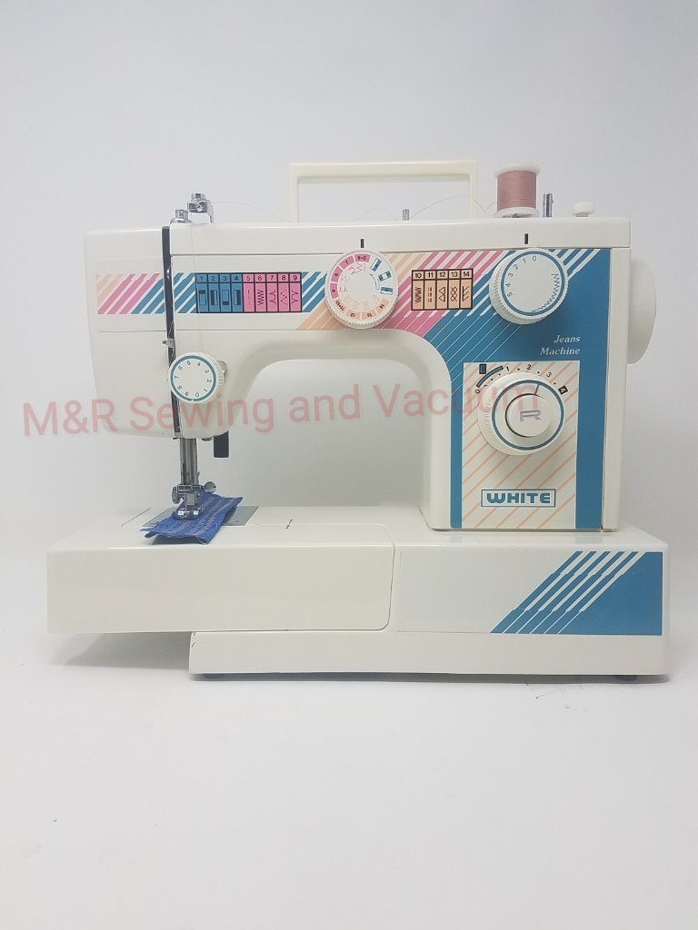 Used White 1760 Jeans Machine