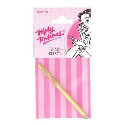 Nifty Notions Brass Stiletto