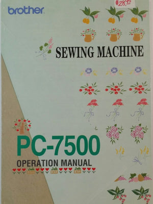 Brother PC-7500 Instruction Book