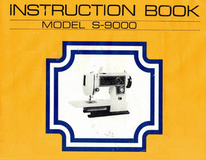 Instruction Manual, Dressmaker S-9000