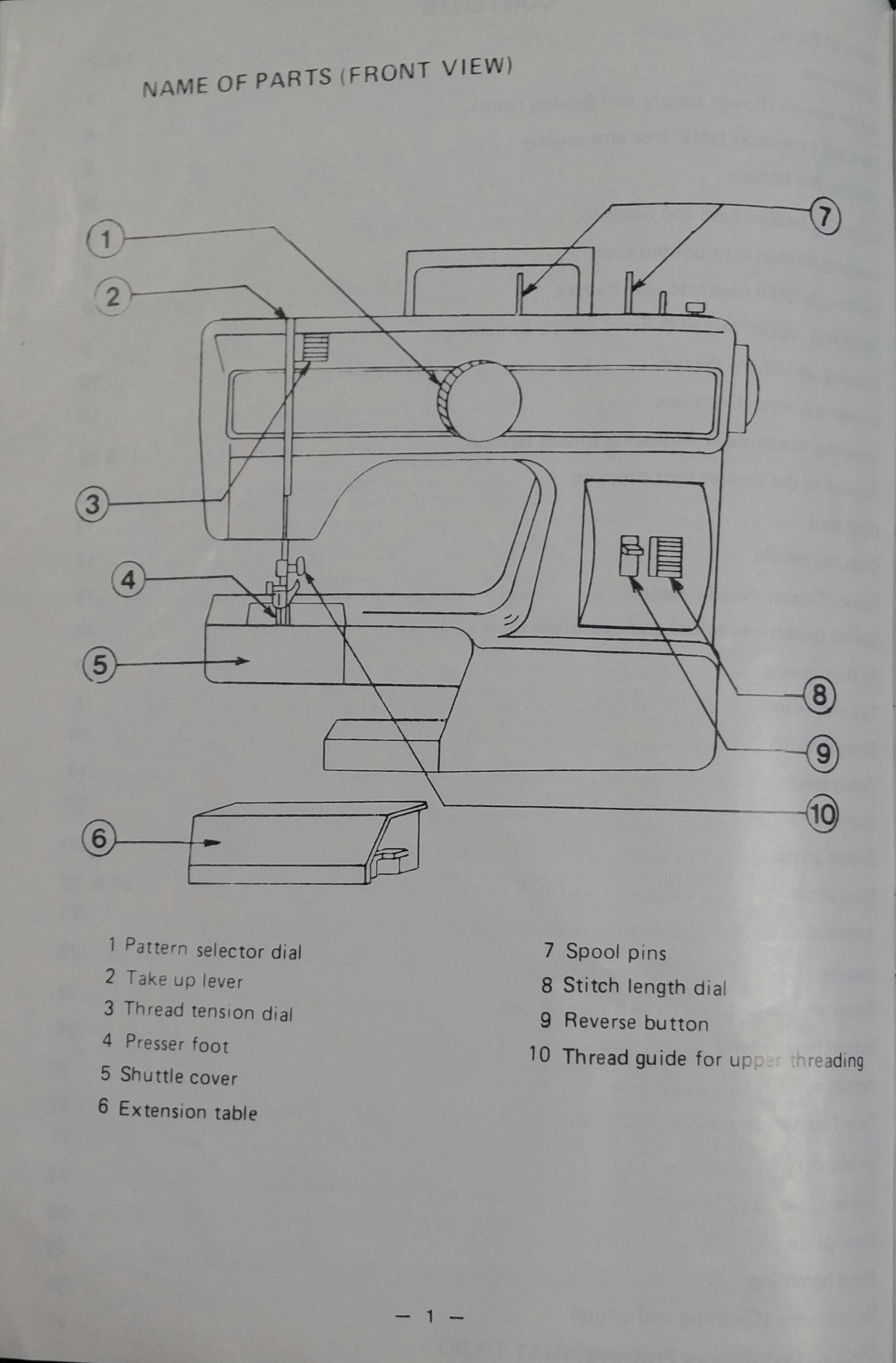 Elna Elnita 230 Instruction Book