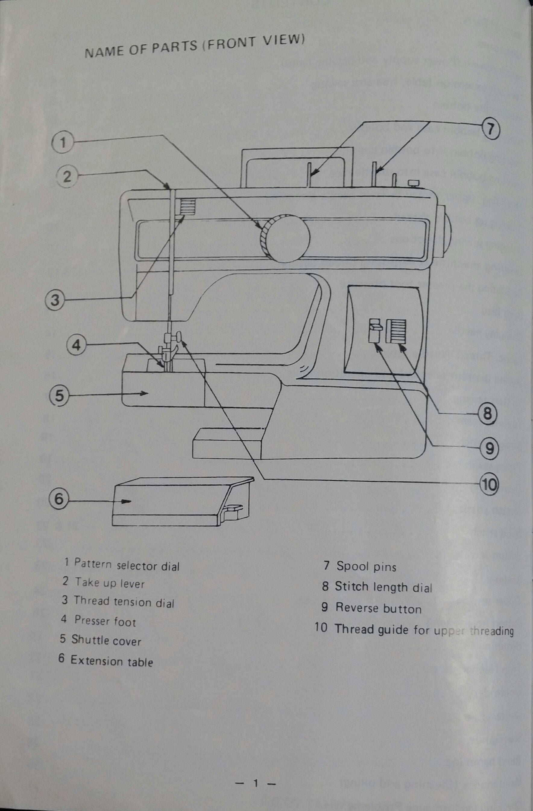 Elna Elnita 230 Instruction Book