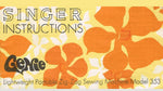 Singer 353 Instruction Manual