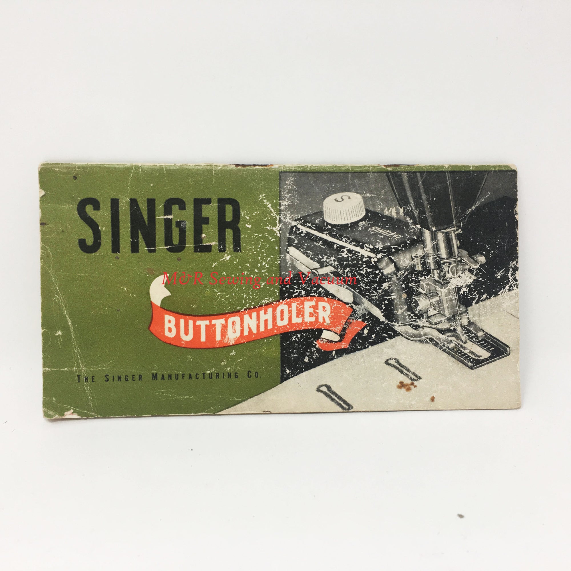 Singer Buttonholer Manual