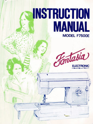 Instruction Manual, Fantasia F7500E