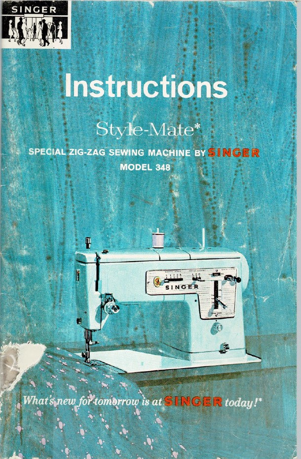 Instruction Manual, Singer 348