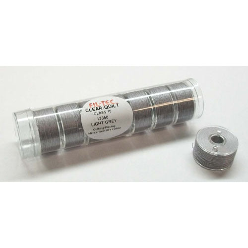 Fil-Tec 15 Class Prewound Cotton Bobbins - Light Grey