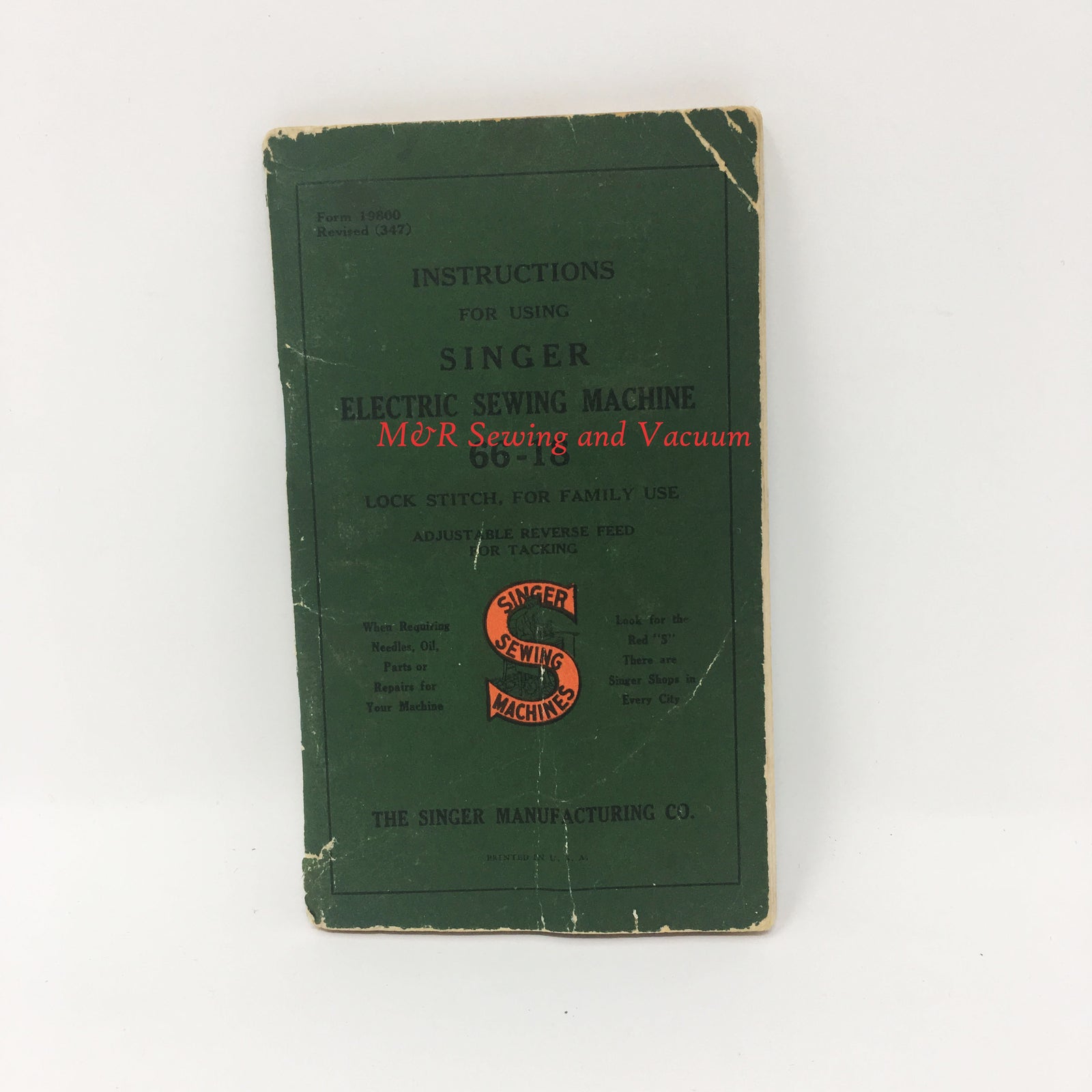 Singer 66 Class 18 Manual