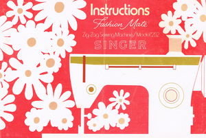 Instruction Book, Singer Fashion Mate 252