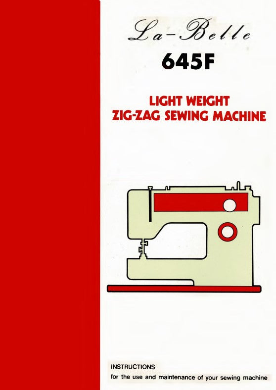 Neclo 645F/La-Belle Instruction Manual