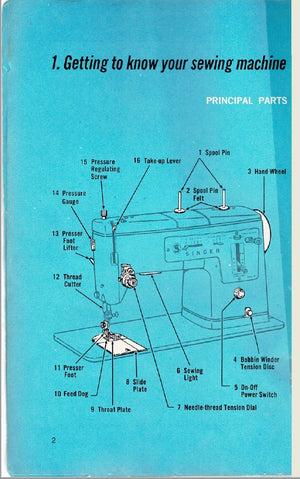 Instruction Manual, Singer 348