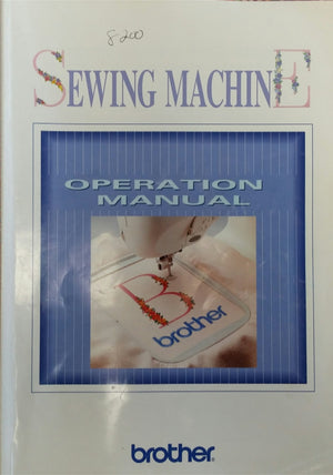Brother PC8200 Instruction Book