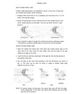 Piping Foot