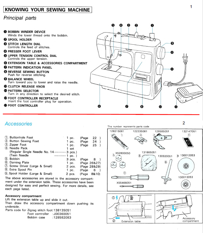 Instruction Manual, XL2022 Brother