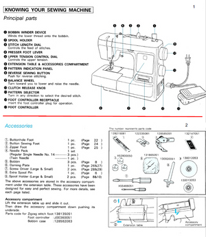 Instruction Manual, XL2022 Brother