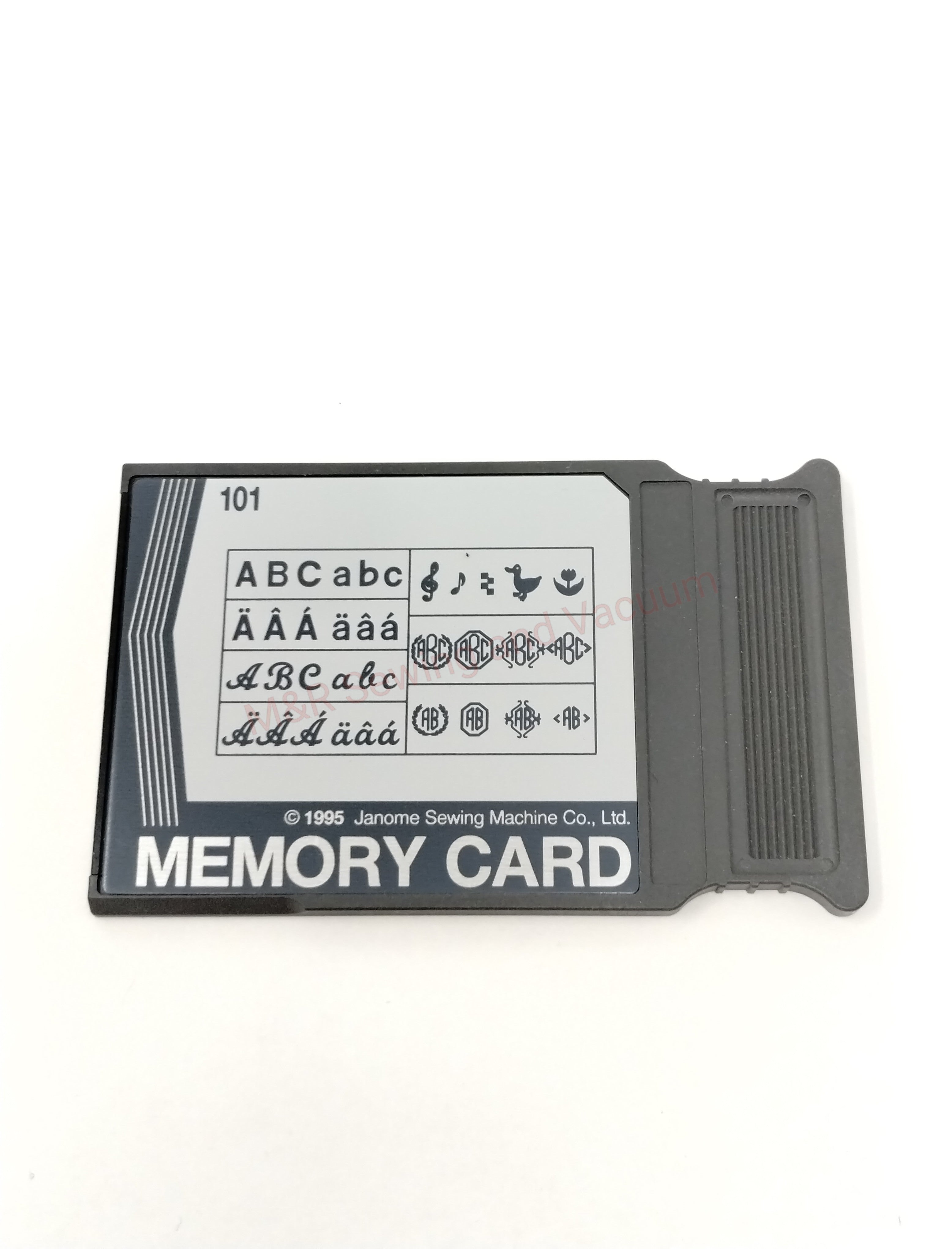 Janome Memory Disc Memory Card #101, Janome – mrsewing