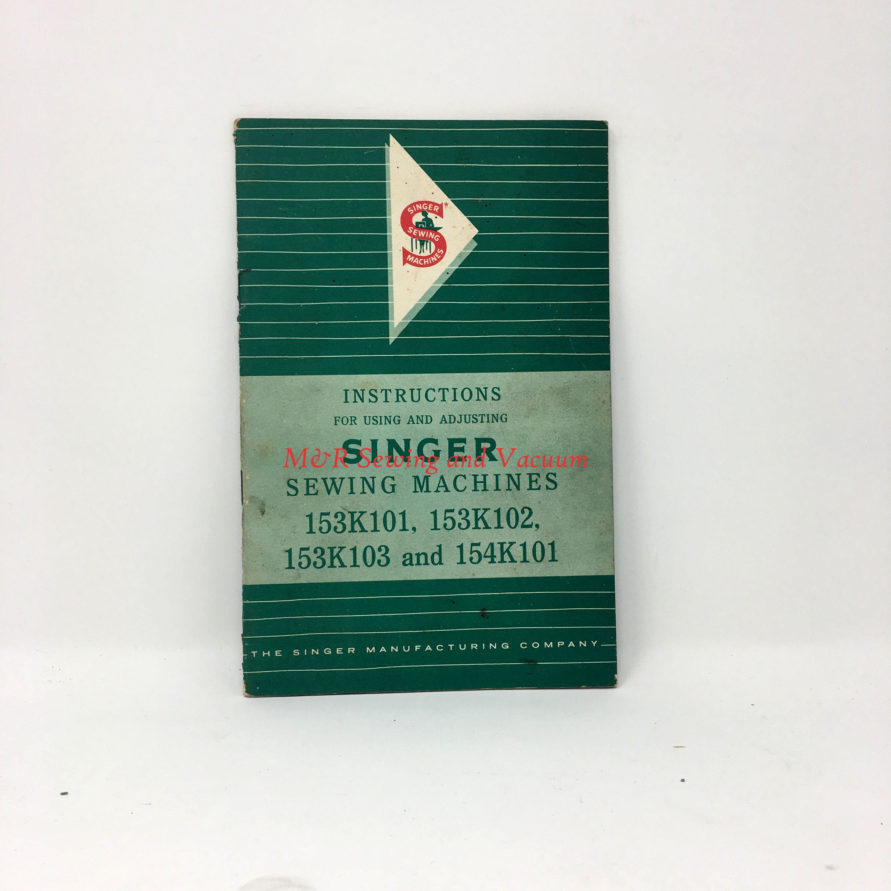 Singer 153K101/153K102/153K103/154K101 Instruction Manual