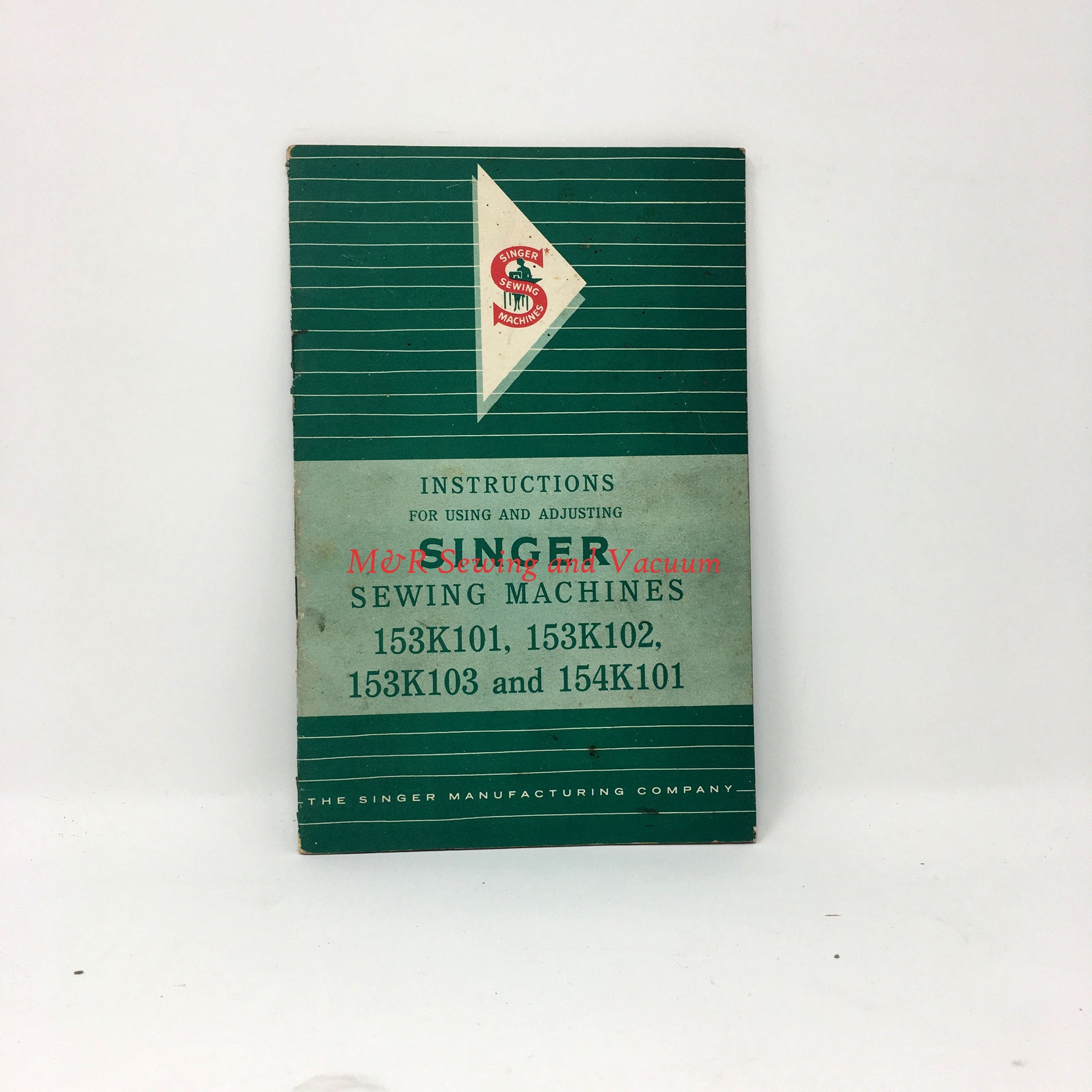 Singer 153K101/153K102/153K103/154K101 Instruction Manual