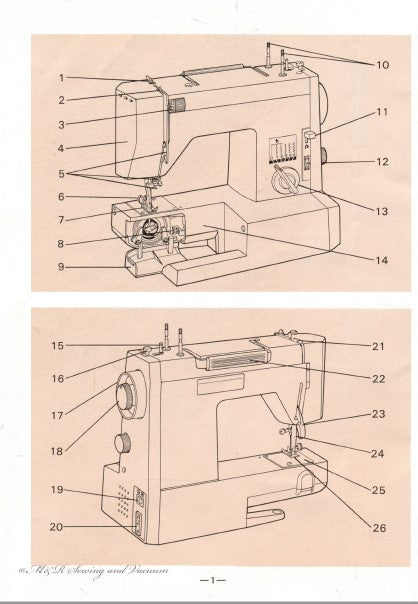 Instruction Manual, White 1033