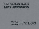 New Home/Janome L-372/L-373 Instruction Manual