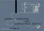 White 870 Instruction Manual