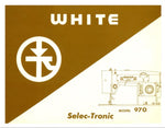 White 970 Instruction Manual