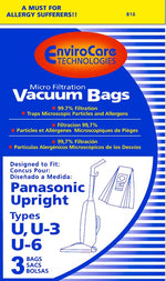 Panasonic Type U/U-3/U-6 Bags