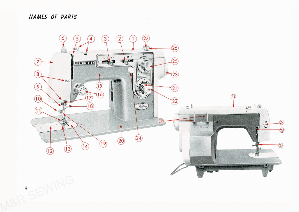 Instruction Book, New Home 446