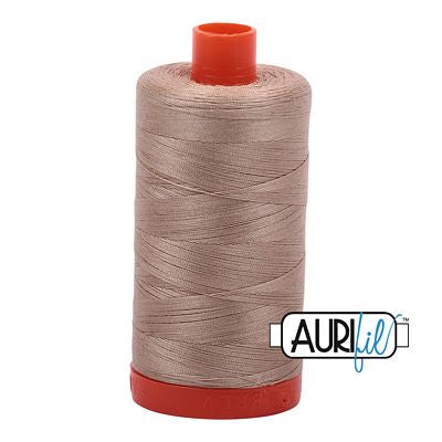 Aurifil 50 weight Cotton Thread, Sand- 2326