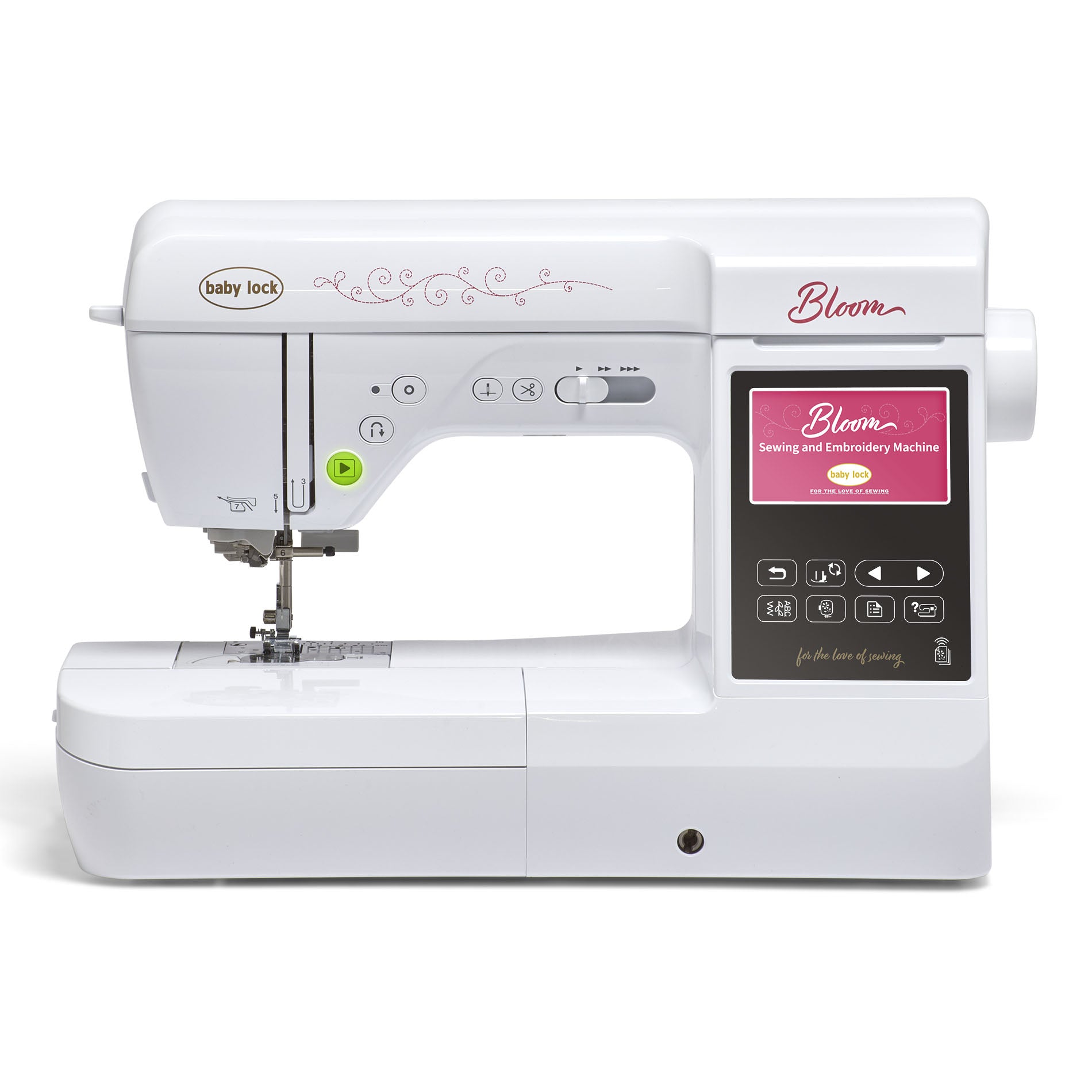 (F) Baby Lock Bloom Embroidery and Sewing Machine