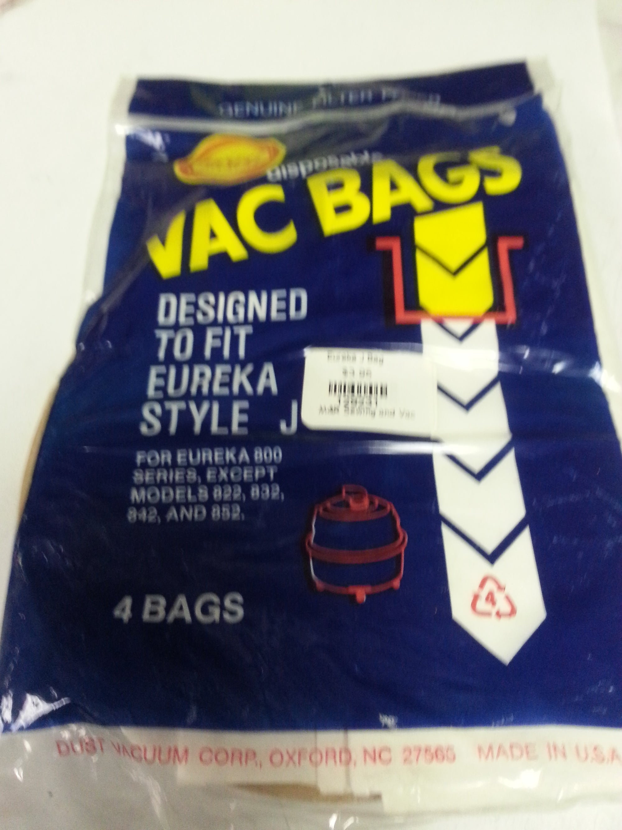 Vacuum  Eureka  Bags