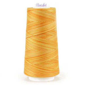 Maxi-Lock Swirls Variegated Thread - Peachy Orange Parfait