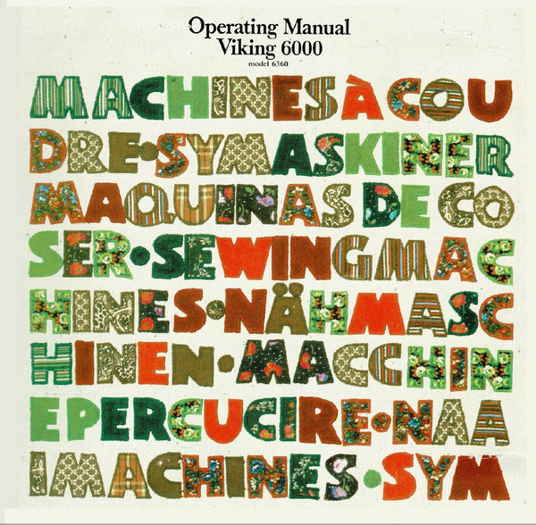 Manual, 6360 - mrsewing