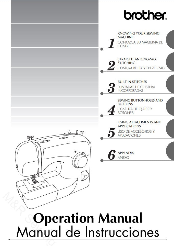 Brother XL-3750 Instruction Manual