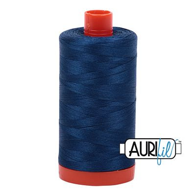 Aurifil 50 weight Cotton Thread, Med Delft Blue-2783