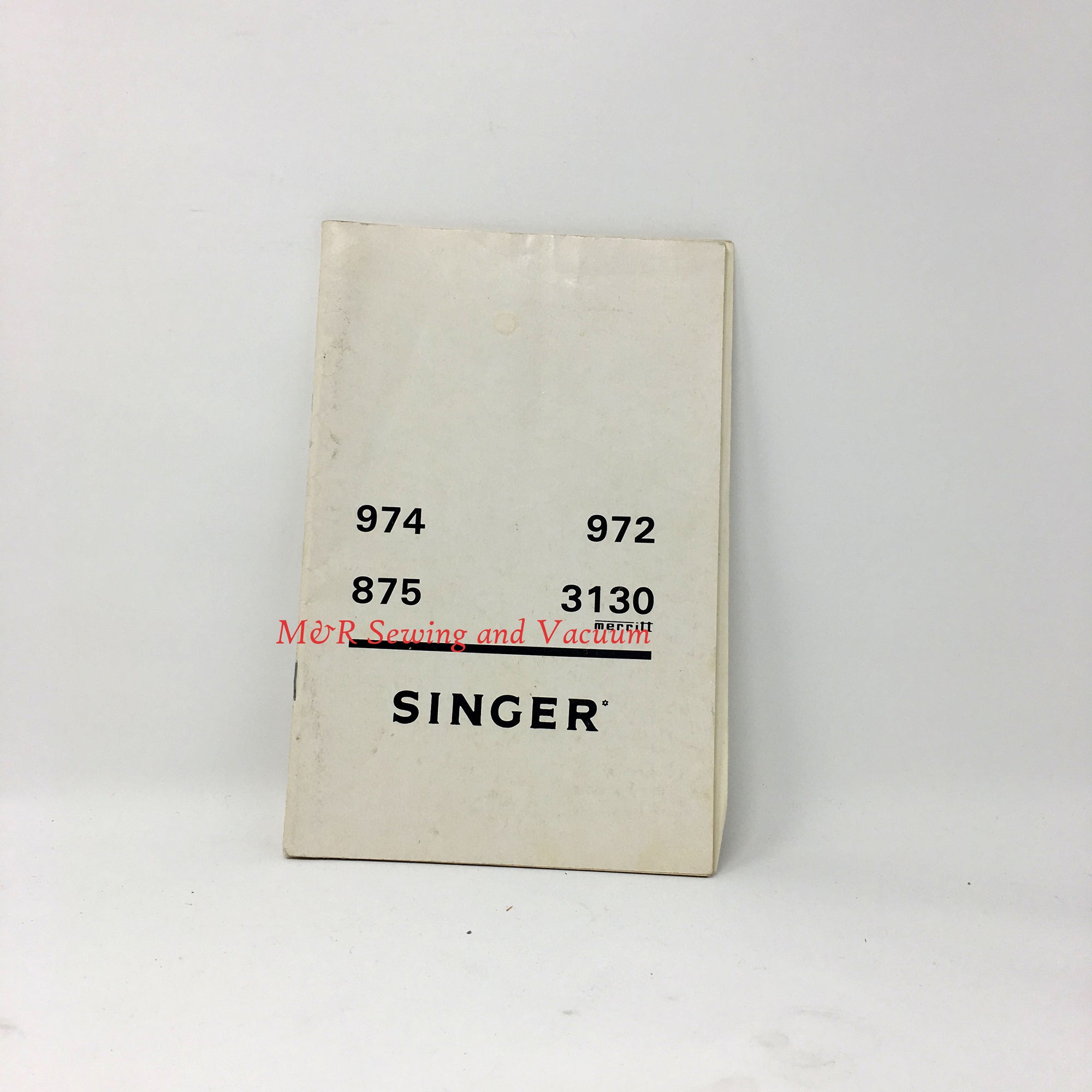 Singer 875, 972, 974, 3130 Manual