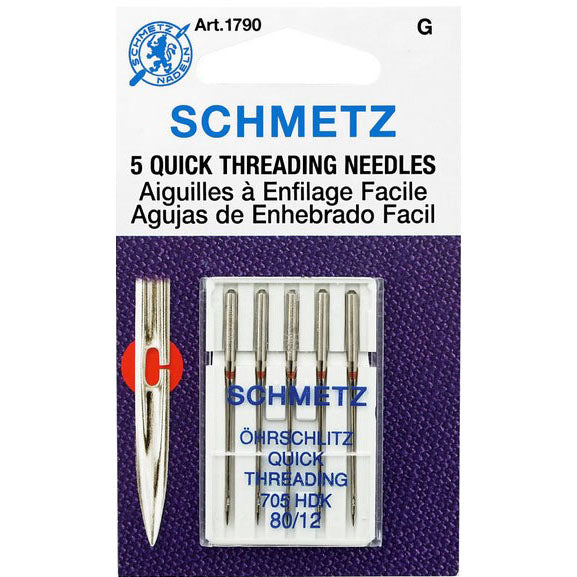 Schmetz Quick-Threading Needle - 80/12