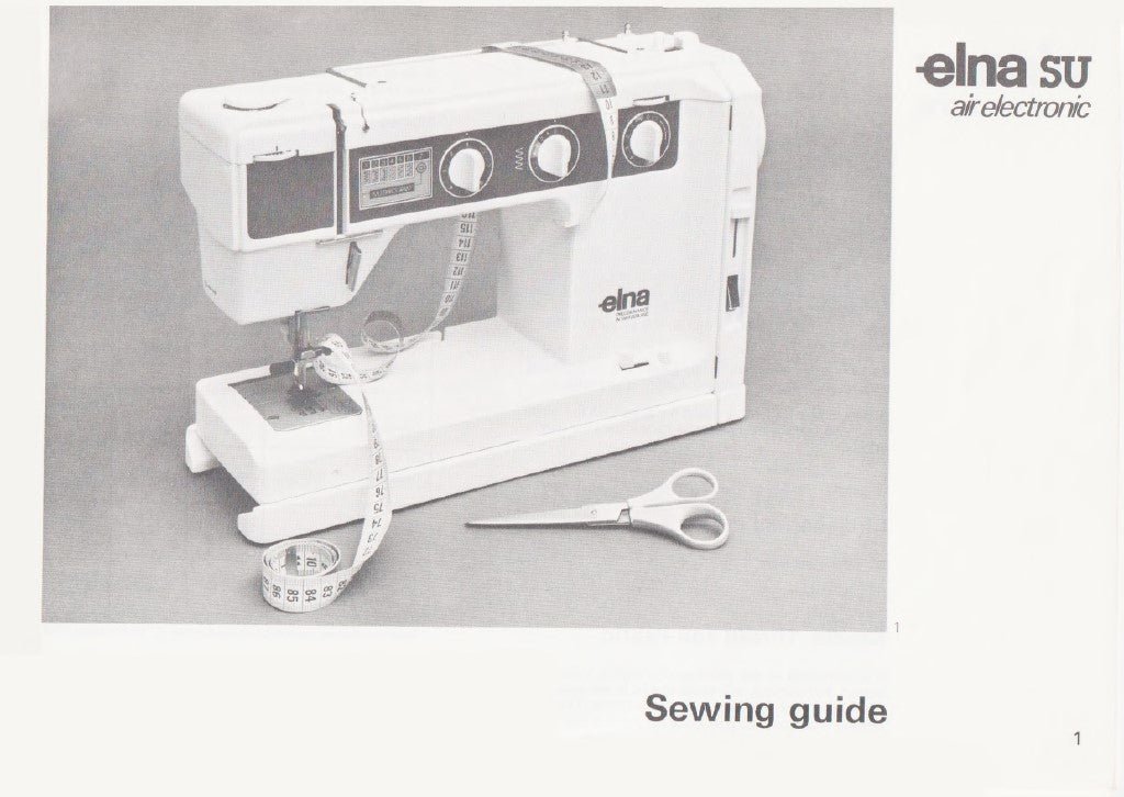 Instruction Book, Elna Air Electronic, Book 2