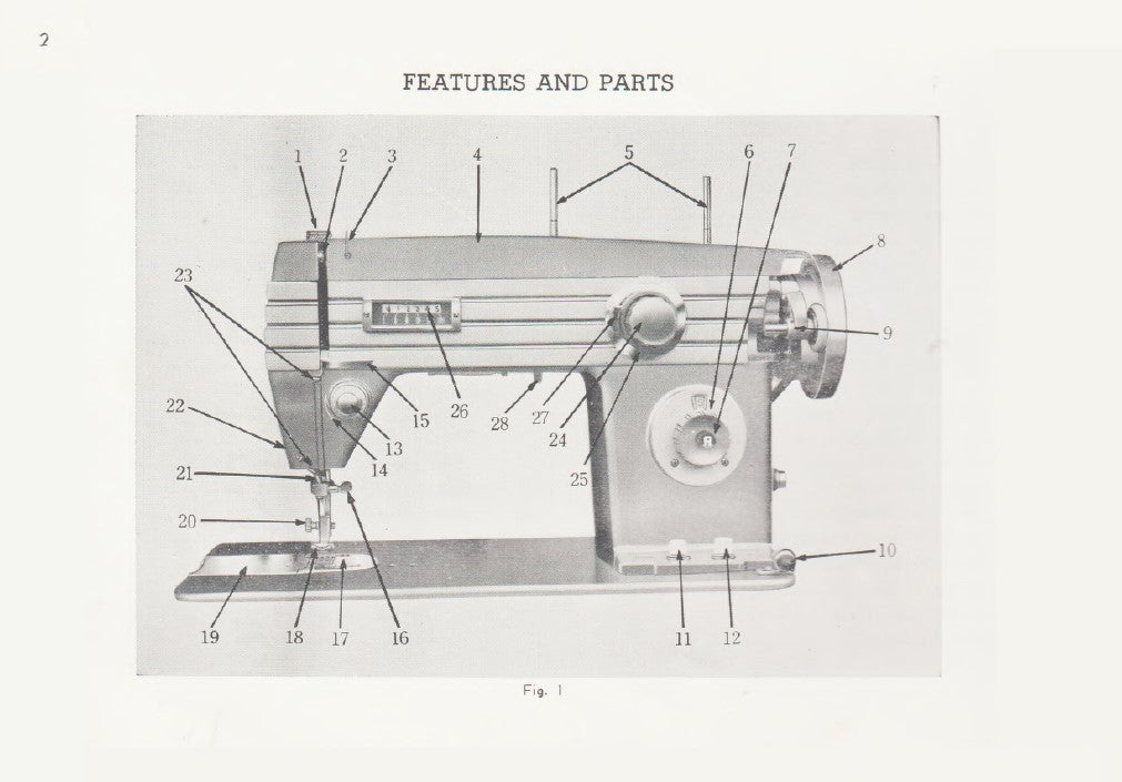 Instruction Manual, Deluxe Zig Zag