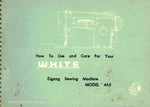 White 465 Instruction Manual