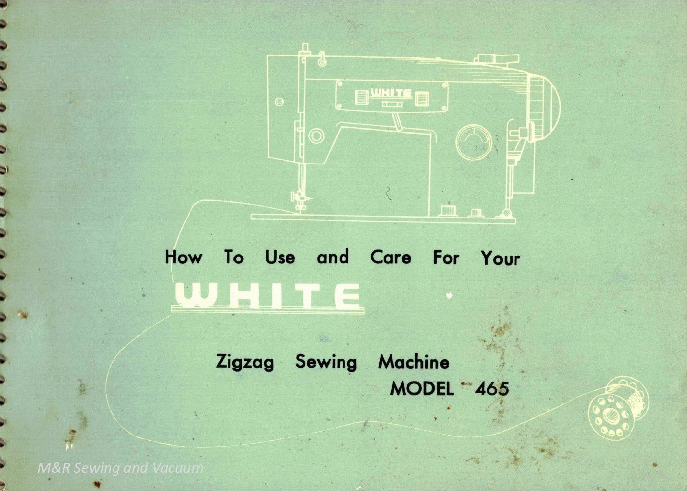 Instruction Manual, White 465