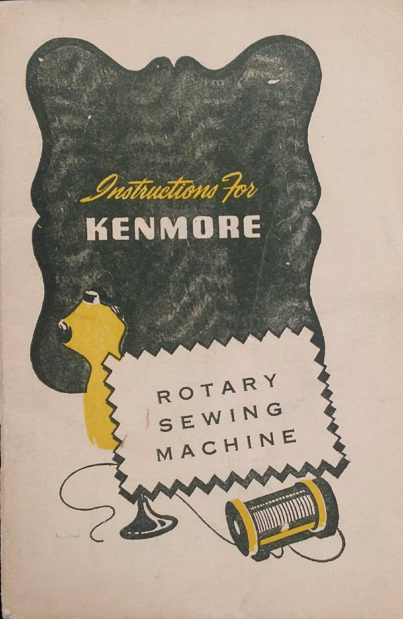 Kenmore Model 117.552 Instruction Book
