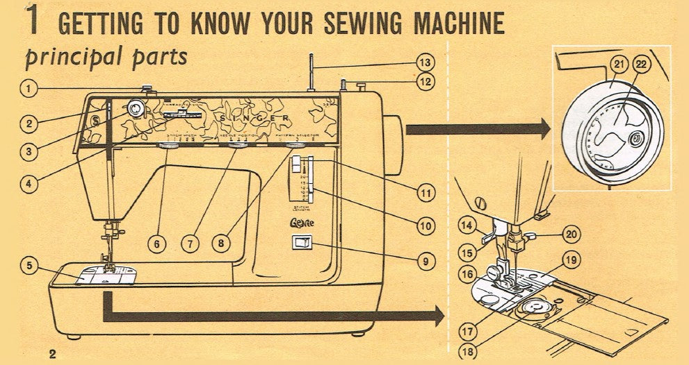 Instruction Manual, Singer 353